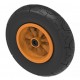 Rueda Completa naranja wheel orange 400/100-8 radiall symmetric