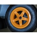 wheel 5-spoke orange 4.80/400-8 BLOCK (RUEDA COMPLETA)